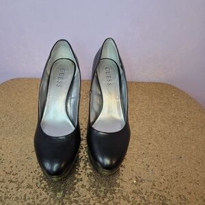 GUESS Black Classic Heels
